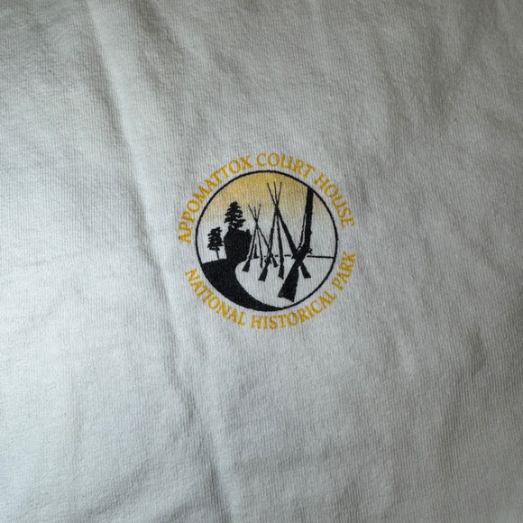 Vintage‎ Civil War Parks tee XL fits L Eastern National USA cotton graphic shirt - Picture 3 of 9